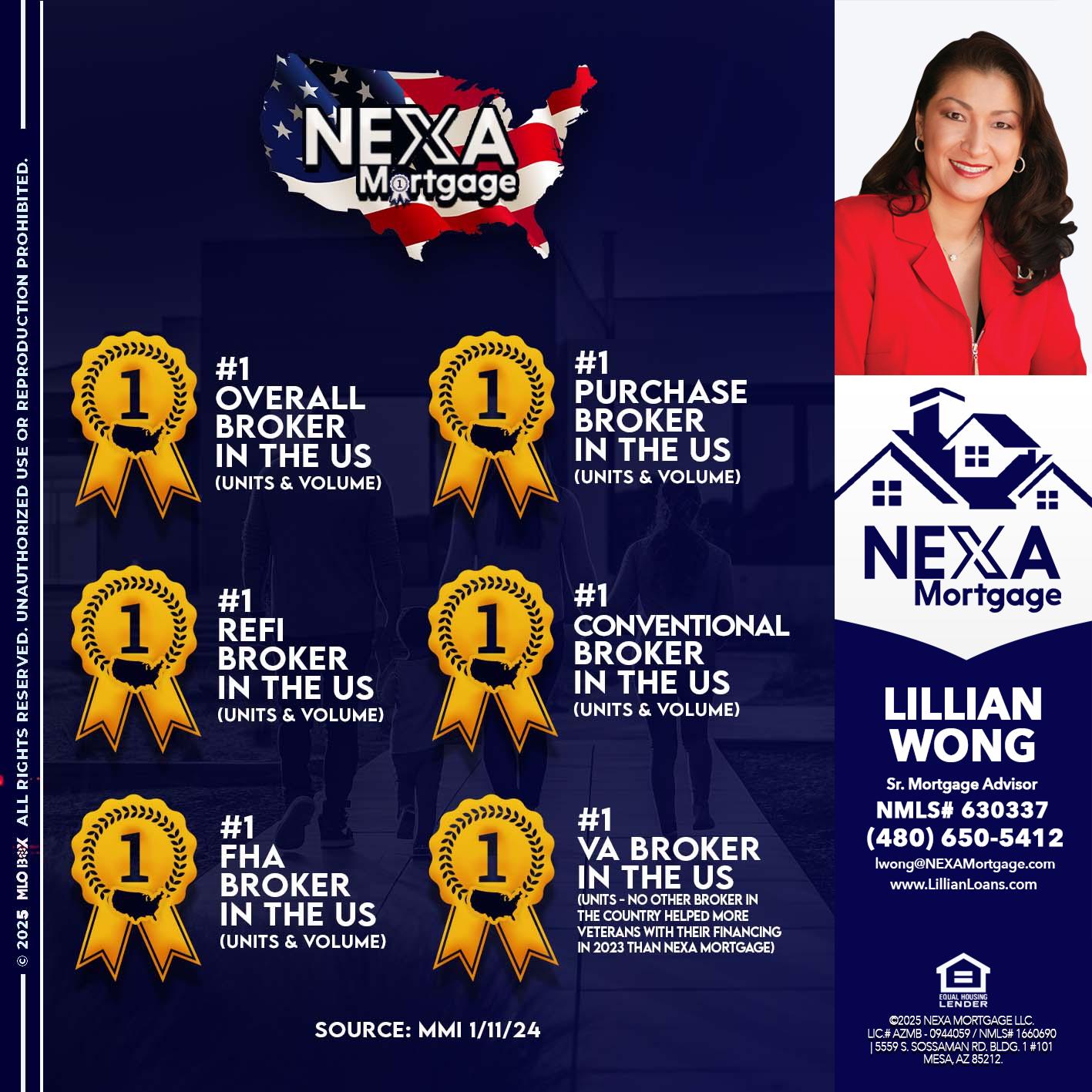 #1 - Lillian Wong -Sr. Loan Officer