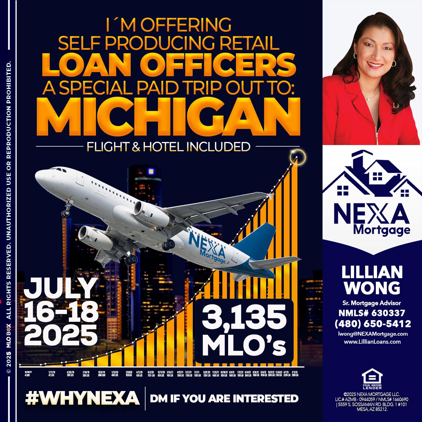 MICHIGAN TRIP - Lillian Wong -Sr. Loan Officer