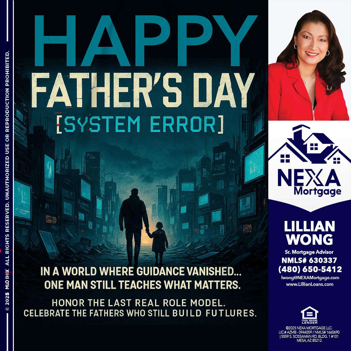 HAPPY FATHERS DAY - Lillian Wong -Sr. Loan Officer