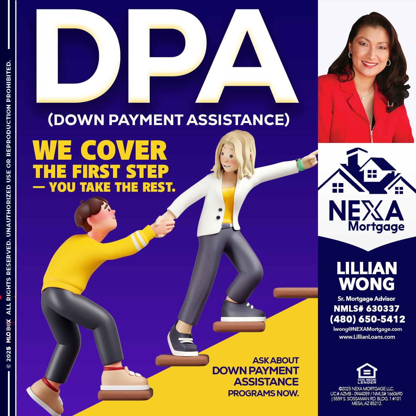 DPA LOANS - Lillian Wong -Sr. Loan Officer