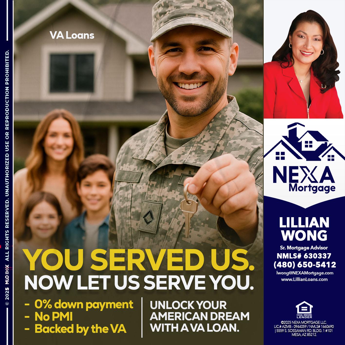 YOU DESERVED - Lillian Wong -Sr. Loan Officer