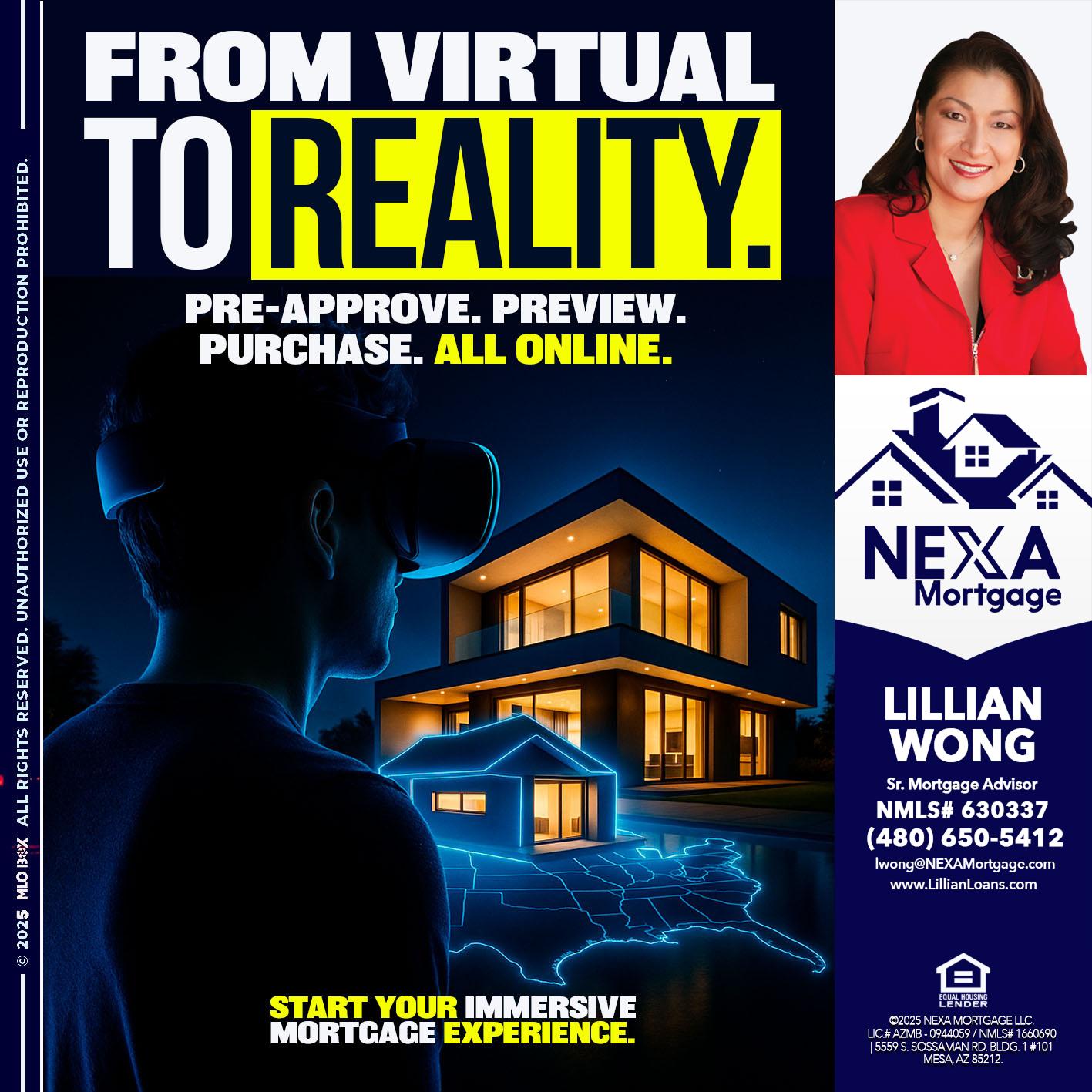 FROM VIRTUAL - Lillian Wong -Sr. Loan Officer