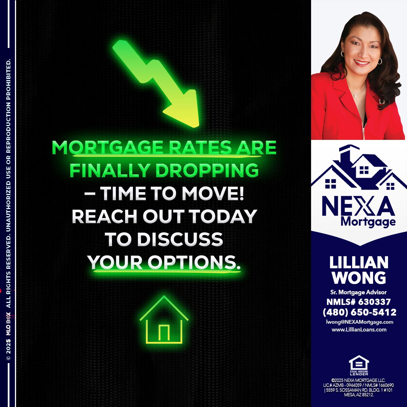 MORTGAGE RATES - Lillian Wong -Sr. Loan Officer