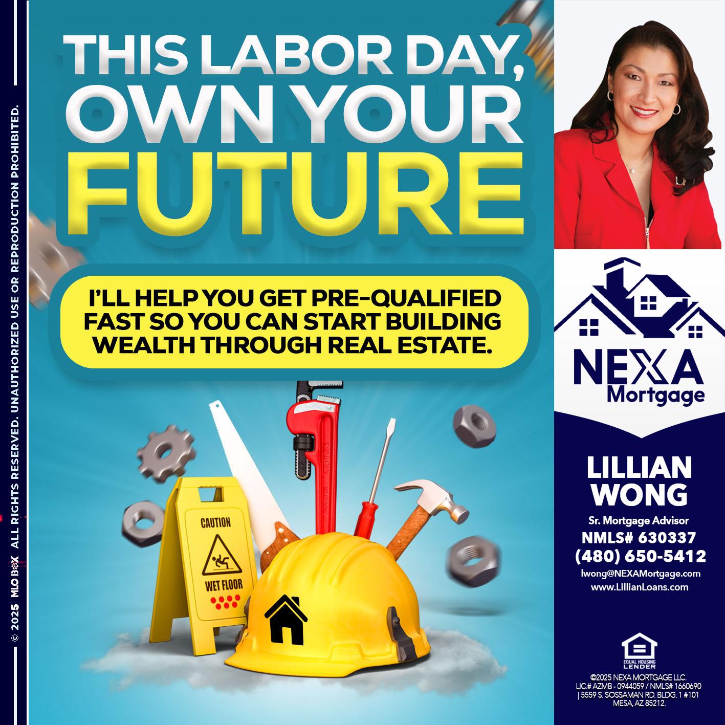 LABOR DAY - Lillian Wong -Sr. Loan Officer