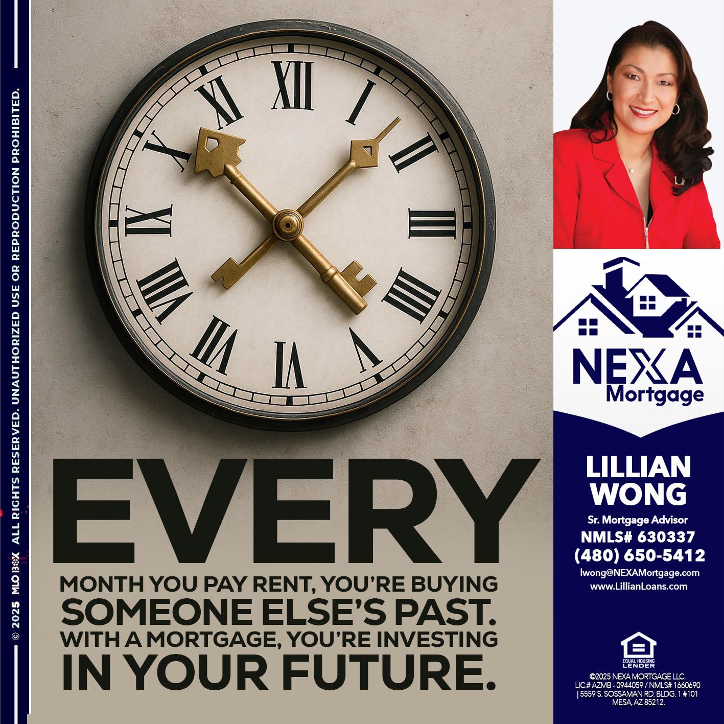 EVERY MONTH - Lillian Wong -Sr. Loan Officer