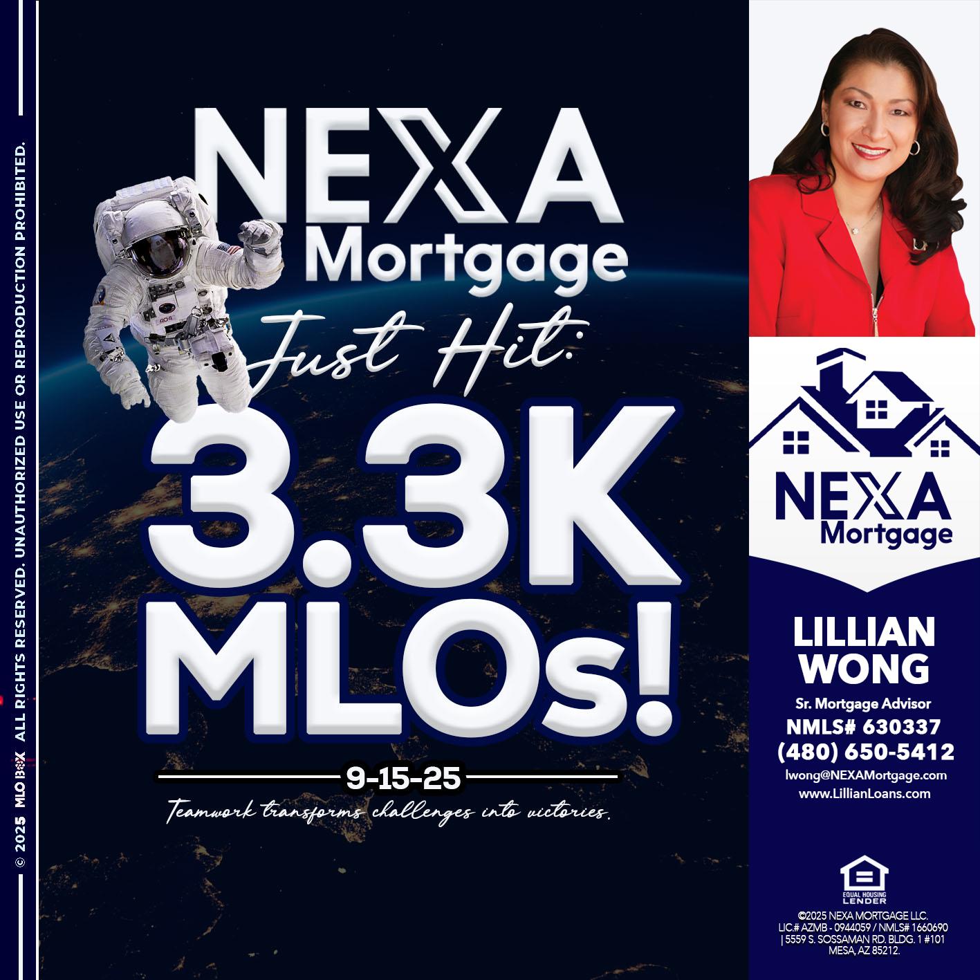 3.3K - Lillian Wong -Sr. Loan Officer