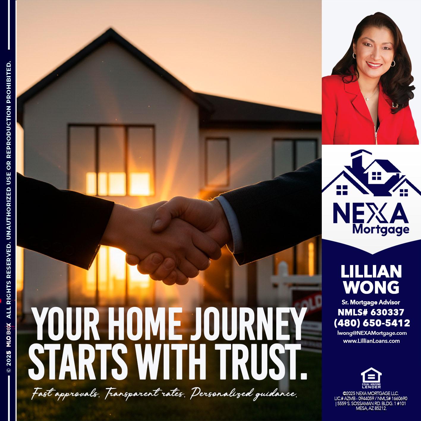 your home - Lillian Wong -Sr. Loan Officer