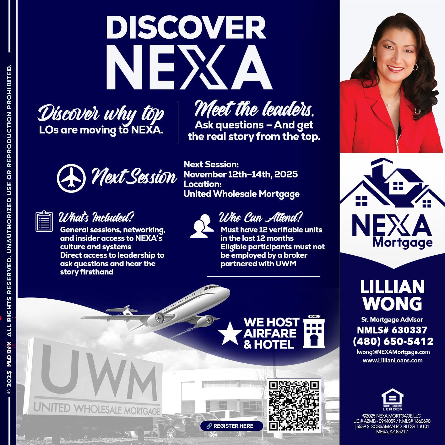 DISCOVER NEXA - Lillian Wong -Sr. Loan Officer