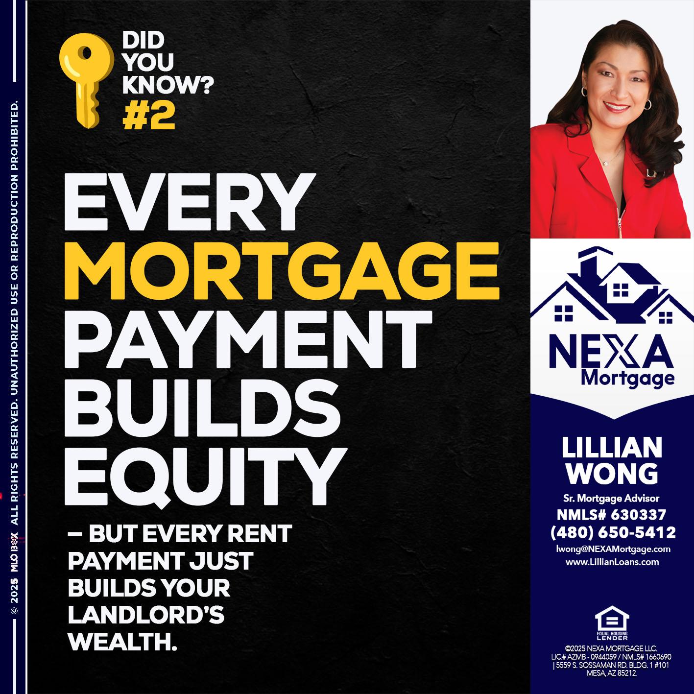 DID YOU KNOW? - Lillian Wong -Sr. Loan Officer