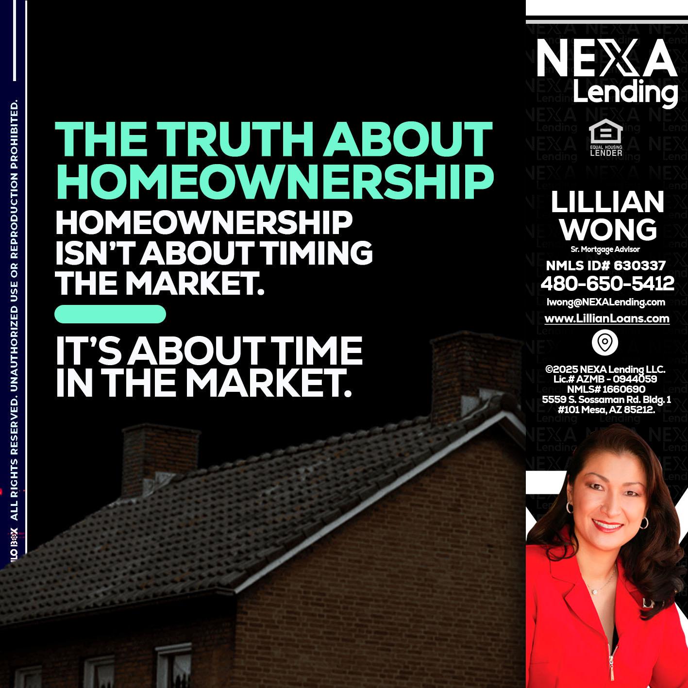 THE TRUTH ABOUT - Lillian Wong -Sr. Loan Officer