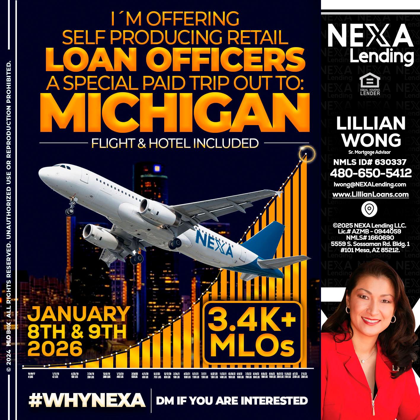 MICHIGAN TRIP - Lillian Wong -Sr. Loan Officer