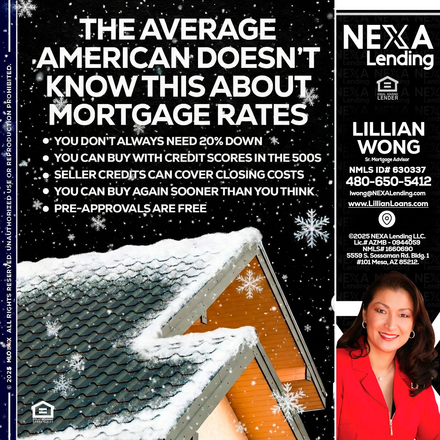 THE AVERAGE - Lillian Wong -Sr. Loan Officer