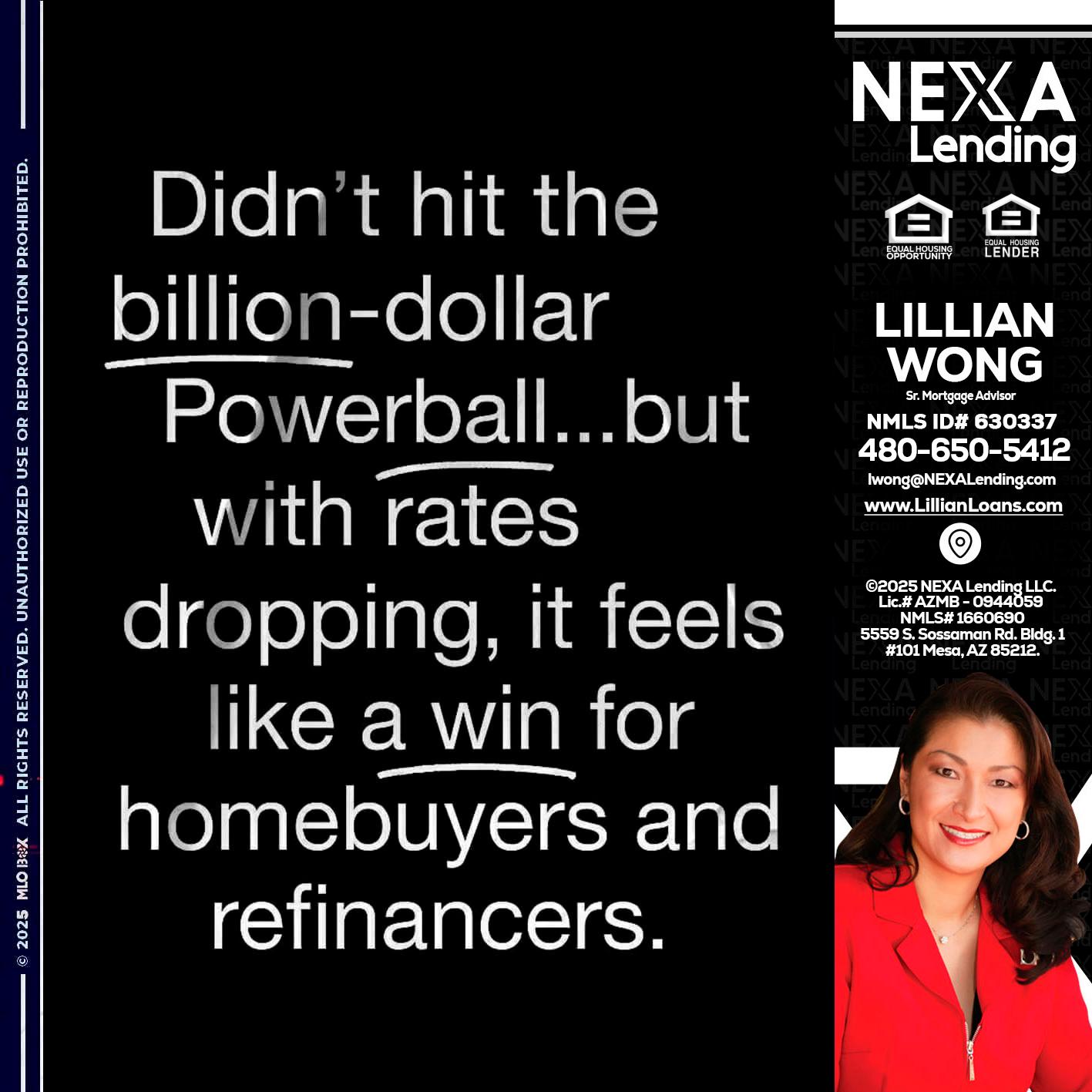 DIDNT HIT - Lillian Wong -Sr. Loan Officer